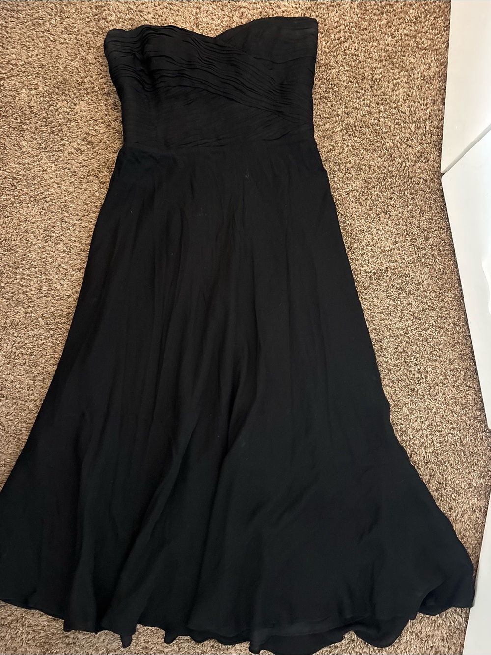 Lauren Ralph Lauren Strapless Black Formal Gown